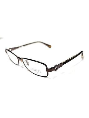 Coach HC5005 Sande 9035 Brown Metal Tortoise Rectangle Eyeglasses 53-15 135 New
